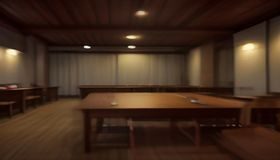 企业团队在会议室使用 deepseek 辅助决策分析，屏幕投影显示 AI 生成的市场分析报告，现代化办公环境